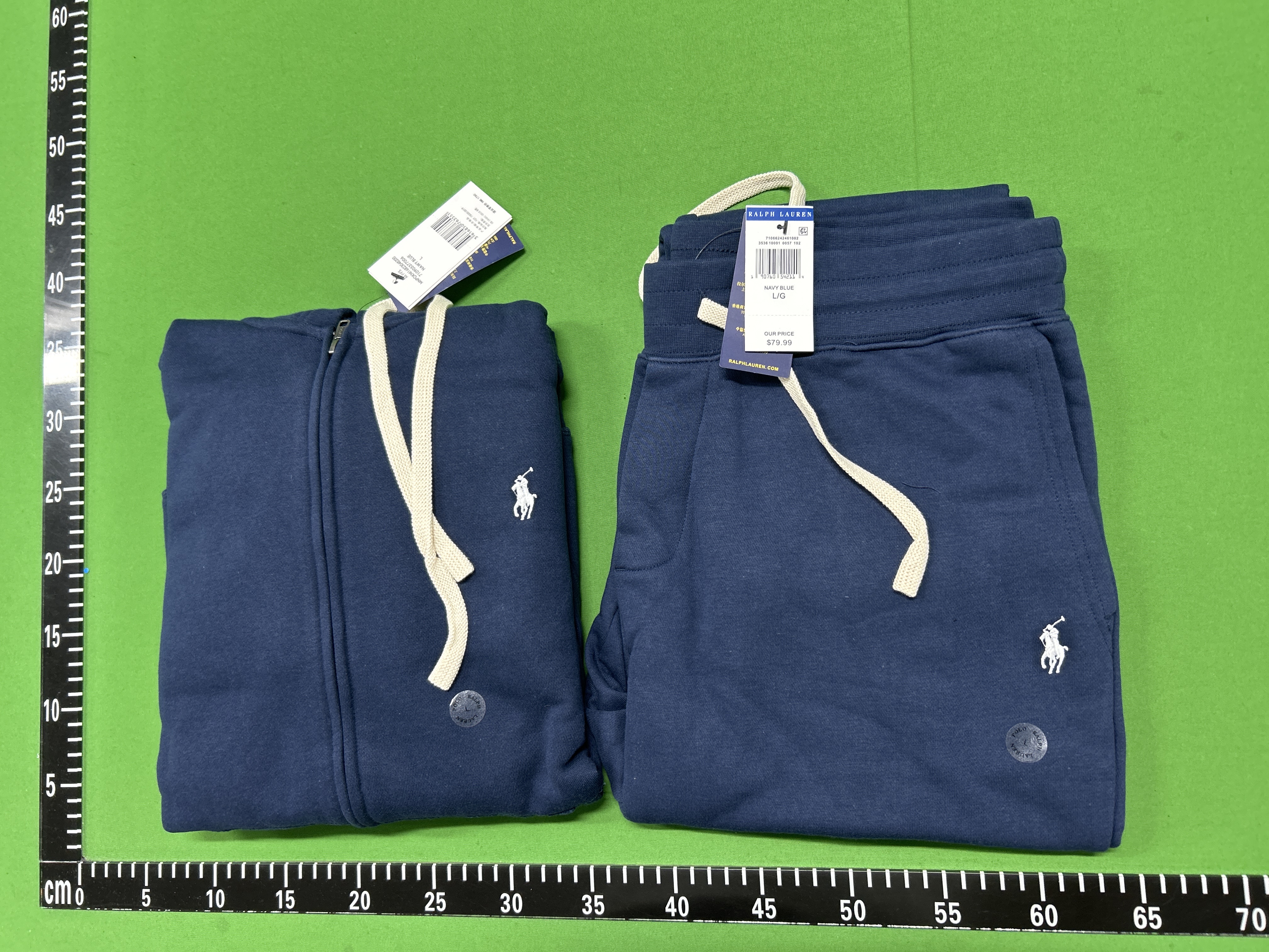 QC photo 1 of zip fleece coat and pant suits 磨毛加绒卫衣卫裤套装 A