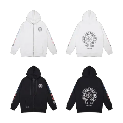 Chrome Hearts Hoodie - Zip Hoodie Multi-Colour