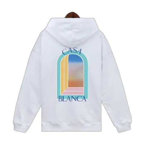 Casablanca Hoodie - White Arch Hoodie