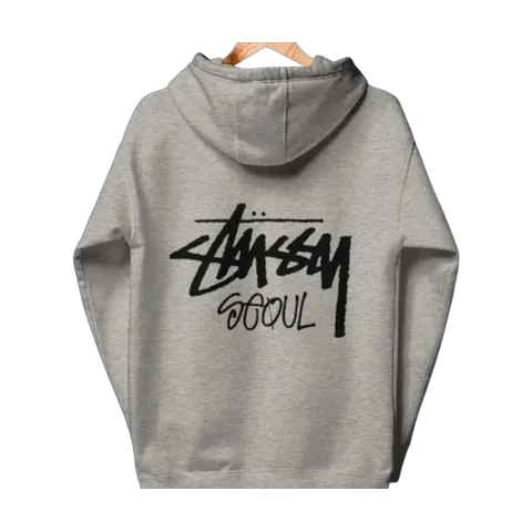 Stussy Hoodie - Grey Seoul