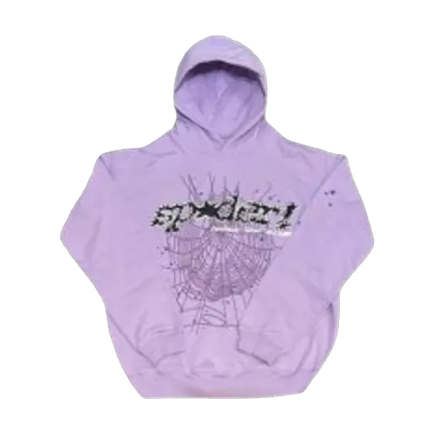 Sp5der Purple Hoodie