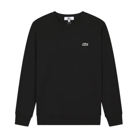 Lacoste Hoodie - Black Crew, Cotton
