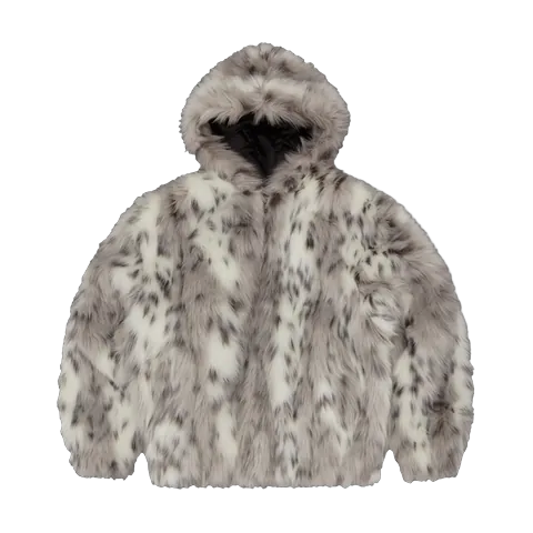 Corteiz Hooded Fur Jacket