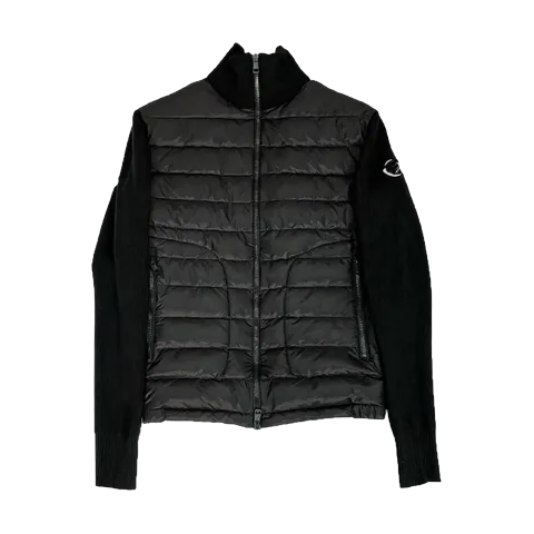 Moncler Down Jacket - Black Knit Hybrid III