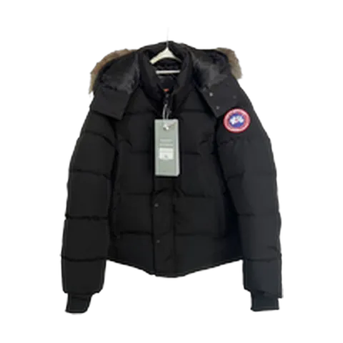 Canada Goose Quilted Jacket - Black Fur Hood