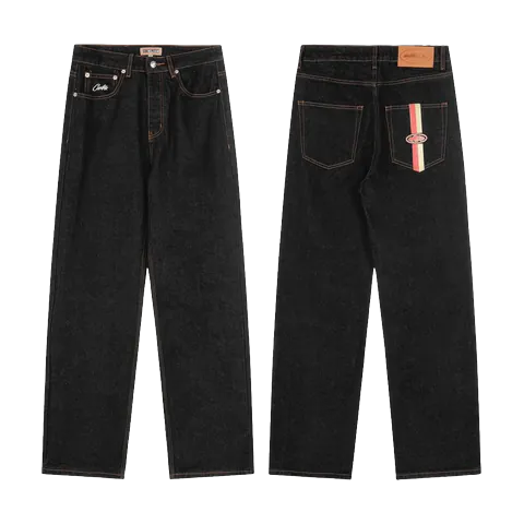 Corteiz Jeans - Black Denim