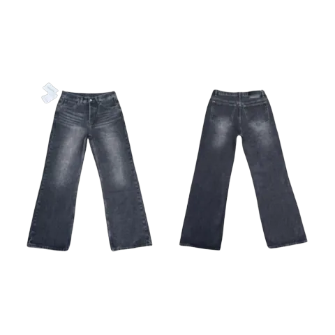 Acne Studios Jeans - Grey Washed Straight