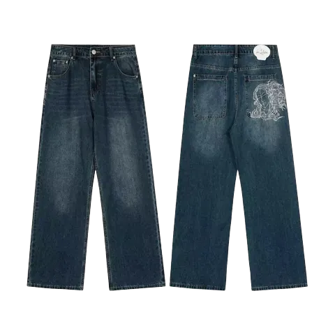 Derschutze Jeans - Blue Washed Denim