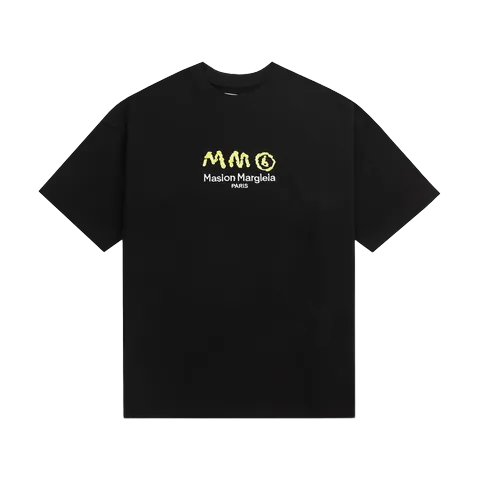 Maison Margiela Tee - Black Yellow MM6
