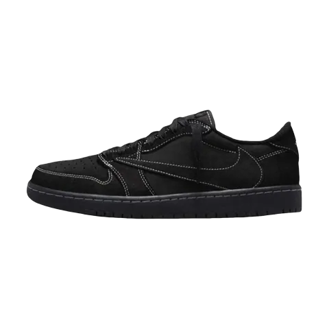 Jordan 1 Low Top - Travis Scott Black