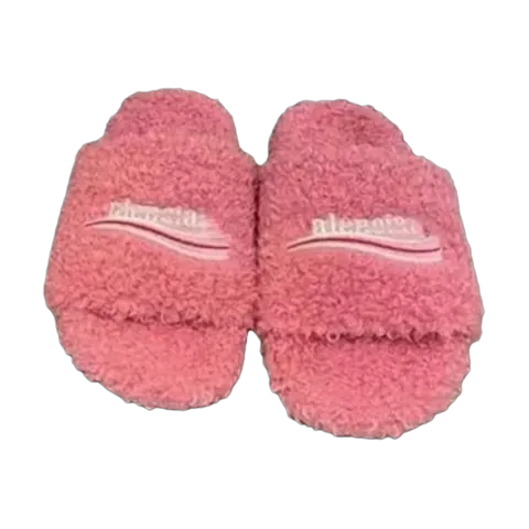 Balenciaga Fur Slides