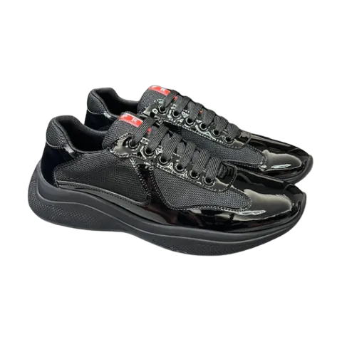 Prada Shoes - Black Patent Americas Cup