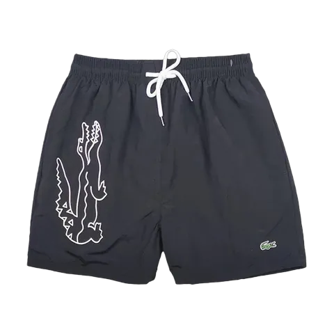 Lacoste Shorts - Navy Croc Print