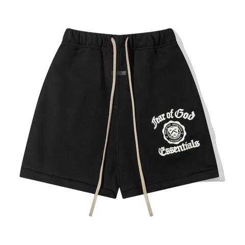 Essentials Shorts - Black College Logo