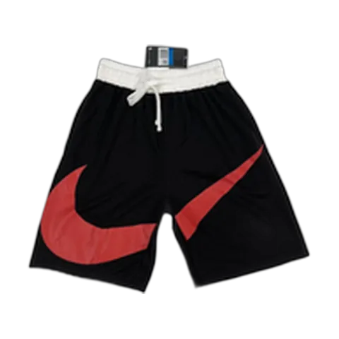 Nike Shorts - Black Big Red Swoosh