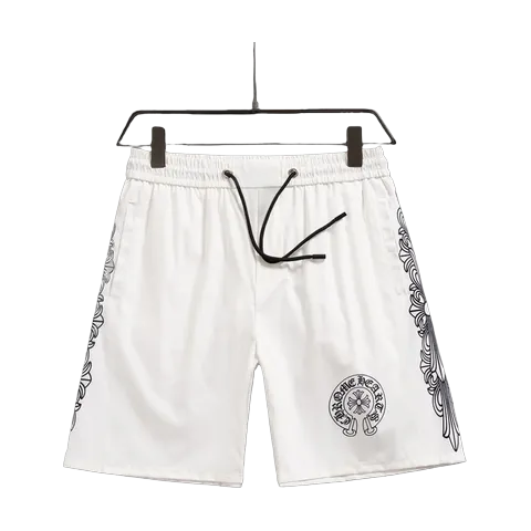 Chrome Hearts Shorts - White Horseshoe